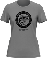 Camiseta vintage de pesca para mujer