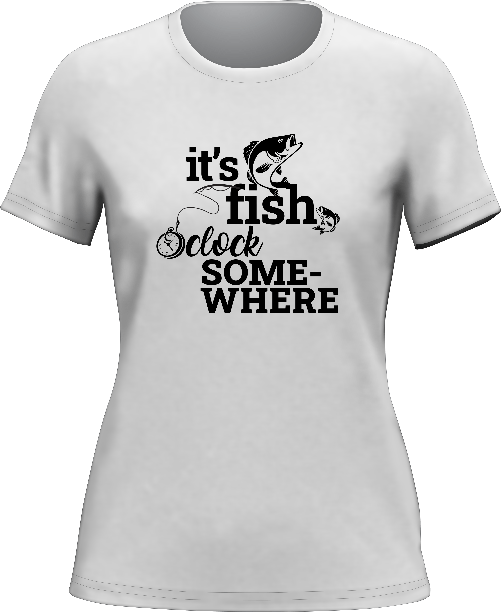 Its Fishing O'clock T-Shirt for Women