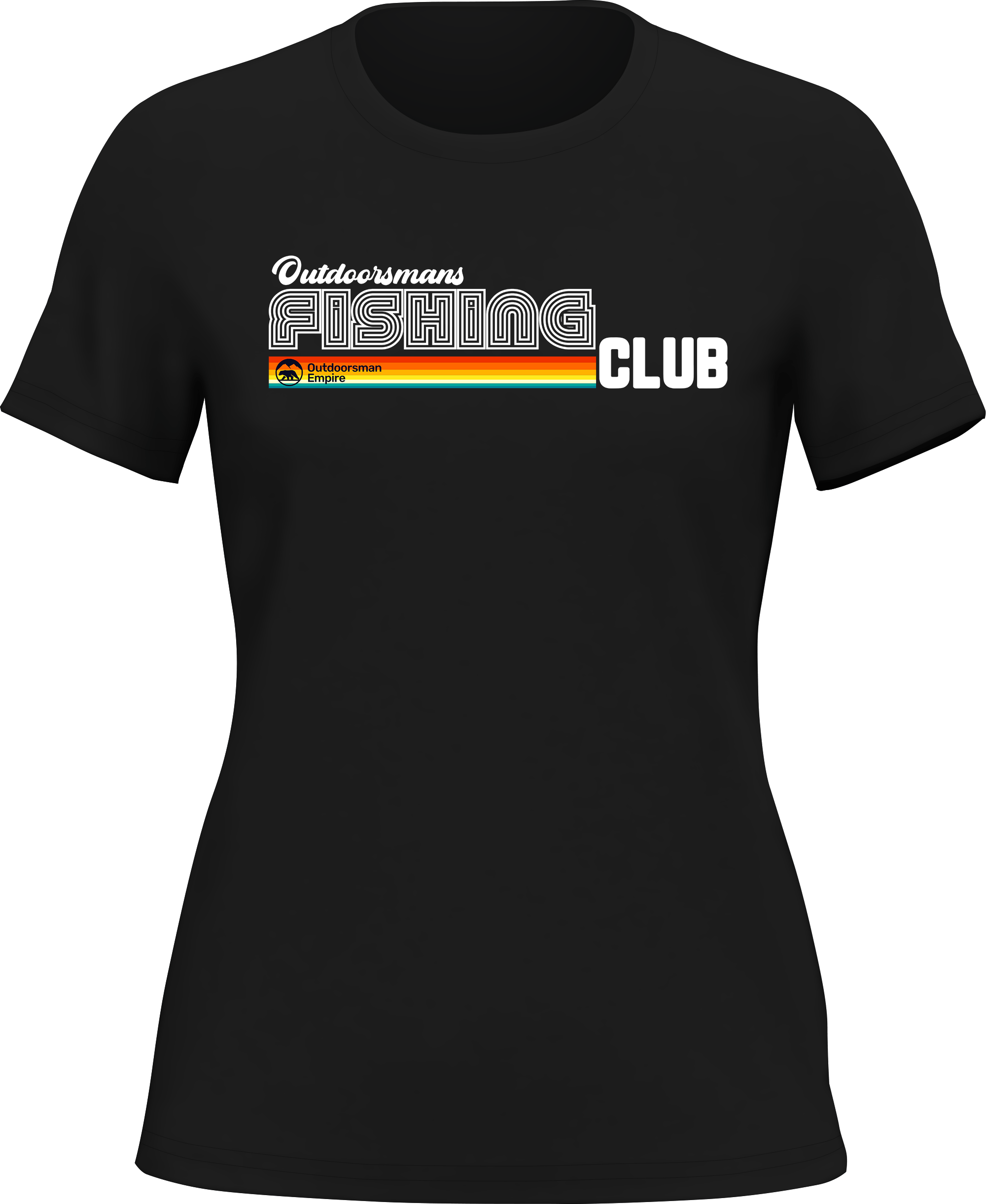 Outdoorsman Fishing Club Disco T-Shirt for Women
