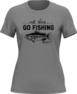 Eat Sleep Go Fishing T-Shirt for Women