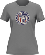 Outdoorsman Fishing Club Patriotic T-Shirt for Women