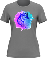 Camiseta de pesca con acuarela para mujer