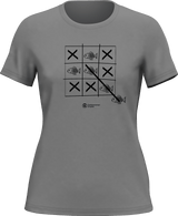 Fish Tick Tack Toe T-Shirt for Women