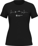 Fishing Cardiogram T-Shirt for Women