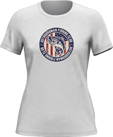 Outdoorsman Fishing Club Patriotic T-Shirt for Women