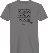 Fish Tick Tack Toe Man T-Shirt