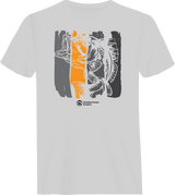 Fishing Grunge Bars Man T-Shirt
