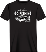 Eat Sleep Go Fishing Man T-Shirt