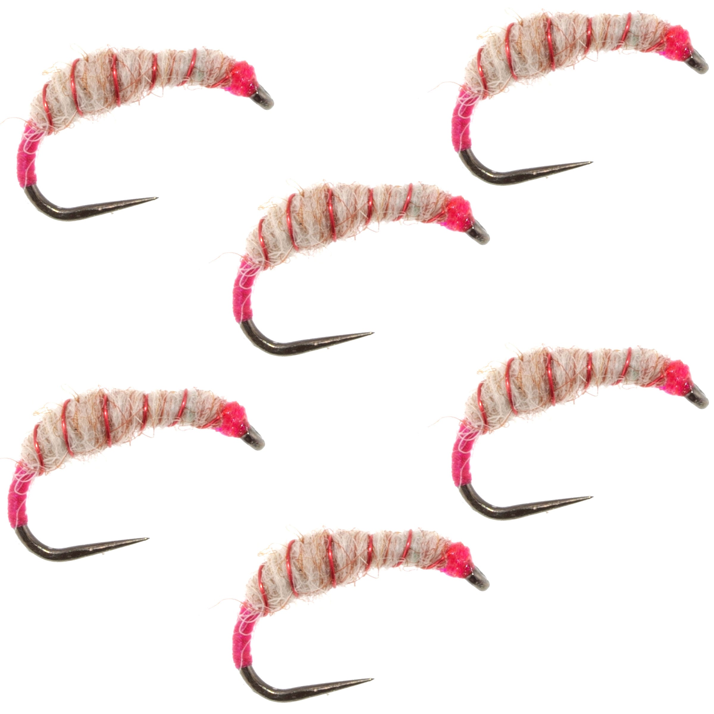Utah Killer Bug - 6 moscas Tenkara - Tamaño 12