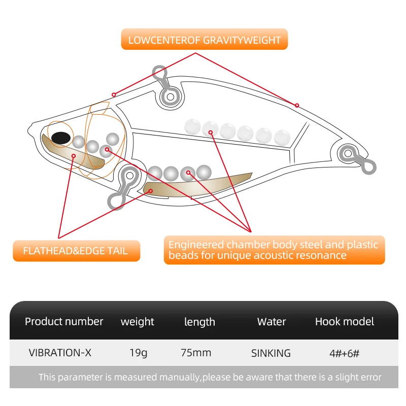 VIBRATION-X VIB Lure Bobber Bargain