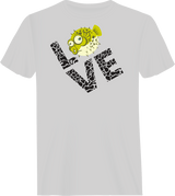 Love Fishing Green Blowfish Globe Man T-Shirt