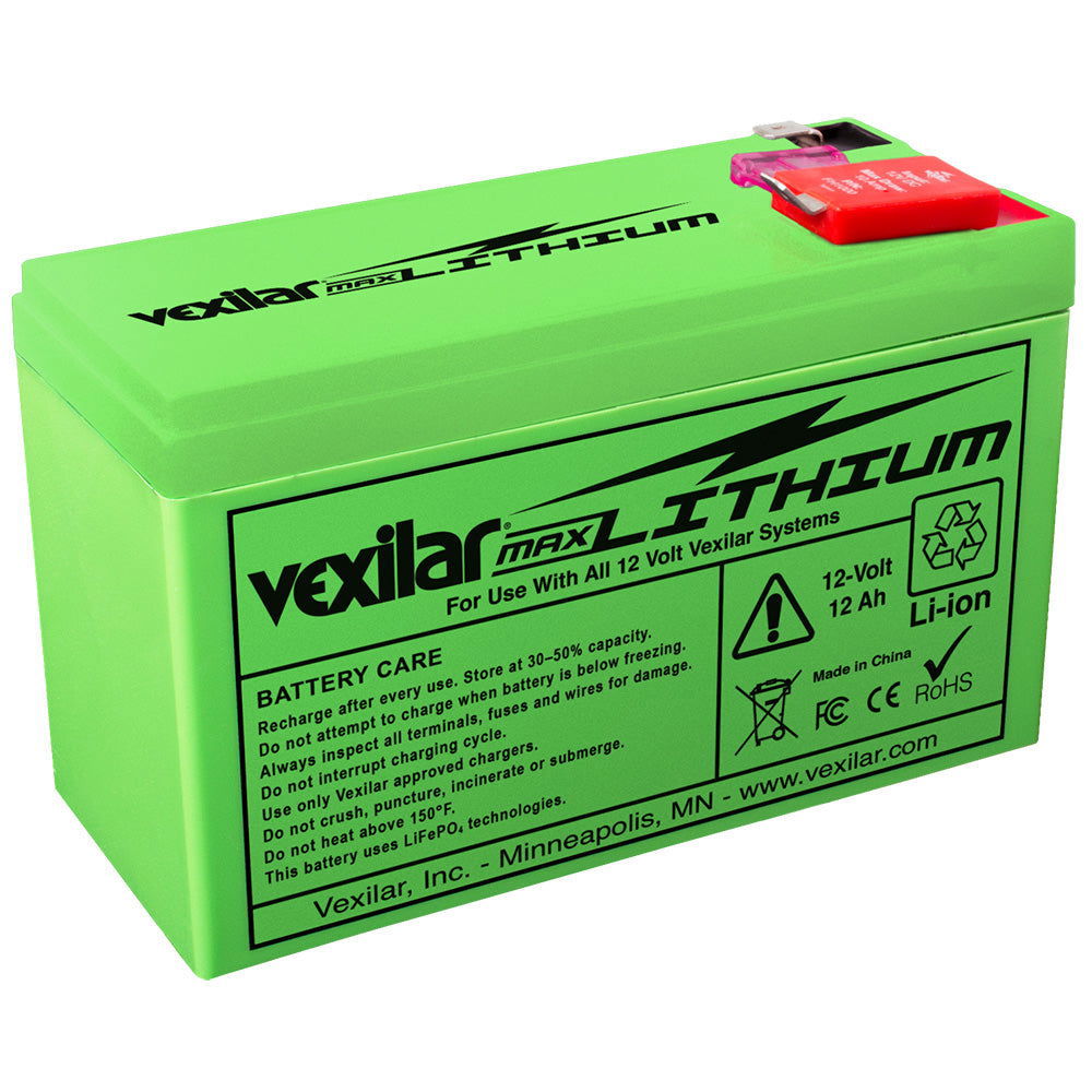 Vexilar 12V 9/12Ah Lithium Battery & Rapid Charger Bobber Bargain