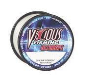 Vicious Ultimate Clear/Blue Mono Line (100yd/330yd, 1/4lb) Bobber Bargain