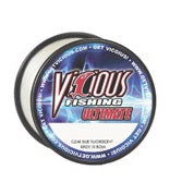 Vicious Ultimate Clear/Blue Mono Line (100yd/330yd, 1/4lb) Bobber Bargain