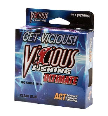 Vicious Ultimate Clear Fishing Line (Multiple Lengths/Strengths) Bobber Bargain