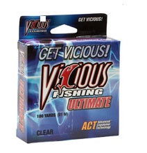 Vicious Ultimate Clear Mono Fishing Line (Multiple Lengths/Strengths) Bobber Bargain