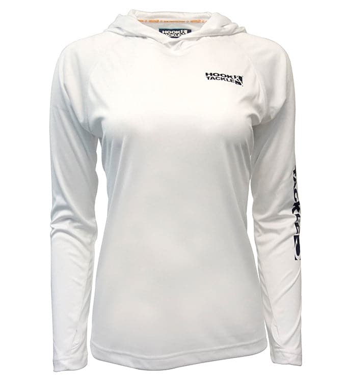 Sudadera con capucha de pesca UV Seamount para mujer