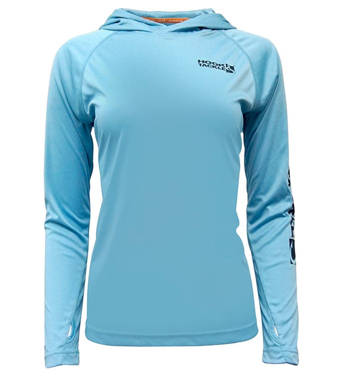 Sudadera con capucha de pesca UV Seamount para mujer