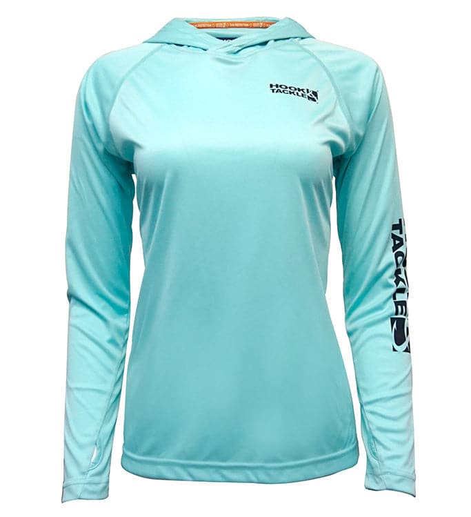 Sudadera con capucha de pesca UV Seamount para mujer