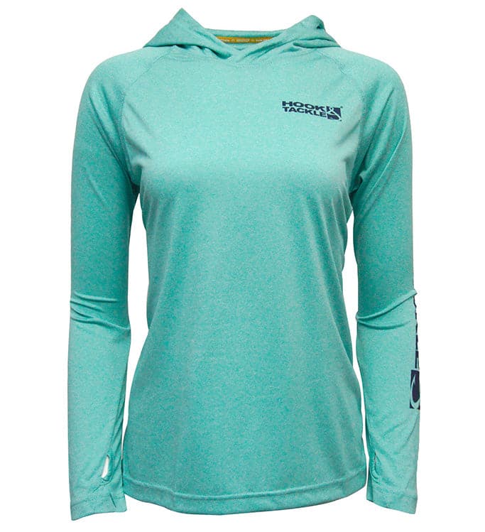 Sudadera con capucha de pesca UV Seamount para mujer