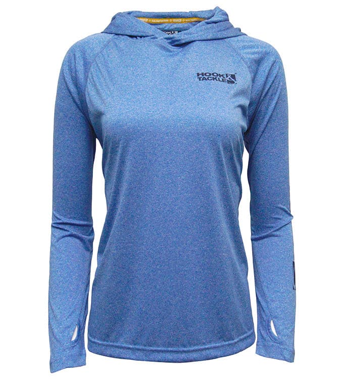Sudadera con capucha de pesca UV Seamount para mujer