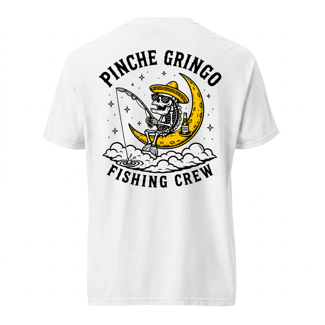 Pinche Gringo Fishing Crew Moon Fish Shirt