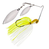 Jigs de spinnerbait de plomo Reaction Tackle - Paquete de 3, hoja de doble sauce - Nuevos
