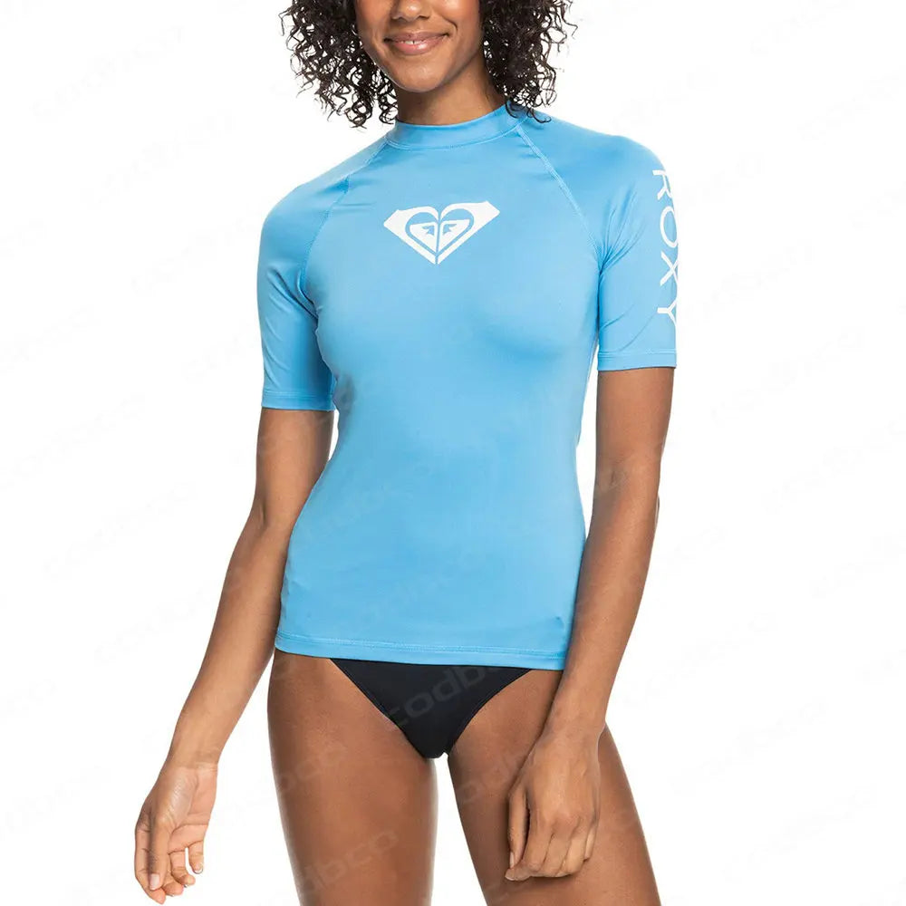 Women's Long Sleeve Rash Guard - UV Protection Surf Shirt Bobber Bargain