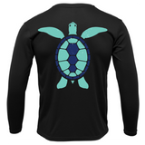 Key West, FL Turtle Men's Long Sleeve UPF 50+ Dry-Fit Shirt