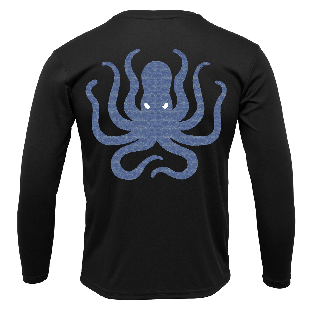 Siesta Key, FL Kraken Men's Long Sleeve UPF 50+ Dry-Fit Shirt