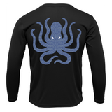 Siesta Key, FL Kraken Men's Long Sleeve UPF 50+ Dry-Fit Shirt