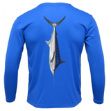 Siesta Key, FL Marlin Men's Long Sleeve UPF 50+ Dry-Fit Shirt