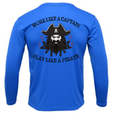 Tampa Bay, FL Blackbeard Men's Long Sleeve UPF 50+ Dry-Fit Shirt