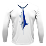 Key West, FL Marlin Long Sleeve UPF 50+ Dry-Fit Shirt