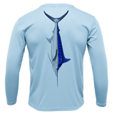 Siesta Key, FL Marlin Men's Long Sleeve UPF 50+ Dry-Fit Shirt