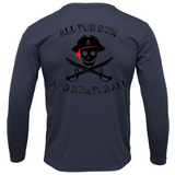 Tampa Bay, FL "All For Rum and Rum For All" Men's Long Sleeve UPF 50+ Dry-Fit Shirt