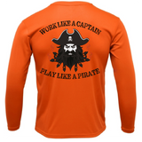 Tampa Bay, FL Blackbeard Men's Long Sleeve UPF 50+ Dry-Fit Shirt