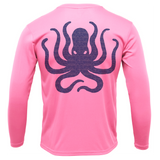 Siesta Key, FL Kraken Men's Long Sleeve UPF 50+ Dry-Fit Shirt