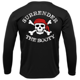 Siesta Key, FL "Surrender The Booty" Men's Long Sleeve UPF 50+ Dry-Fit Shirt