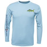 SK Yellowtail on Chest Long Sleeve UPF 50+ Dry-Fit Shirt