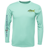 SK Yellowtail on Chest Long Sleeve UPF 50+ Dry-Fit Shirt