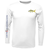 SK Yellowtail on Chest Long Sleeve UPF 50+ Dry-Fit Shirt