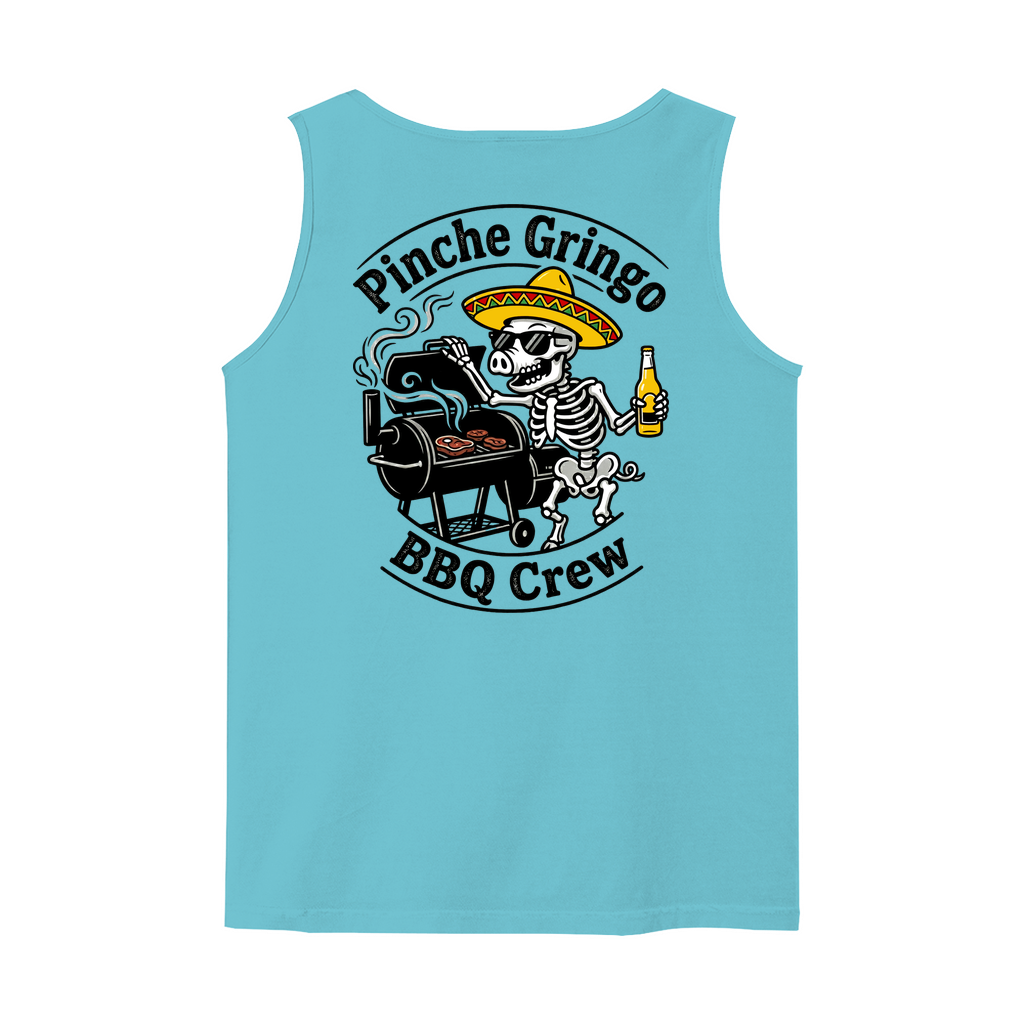 Pinche Gringo BBQ Crew Smoker Tank Tops