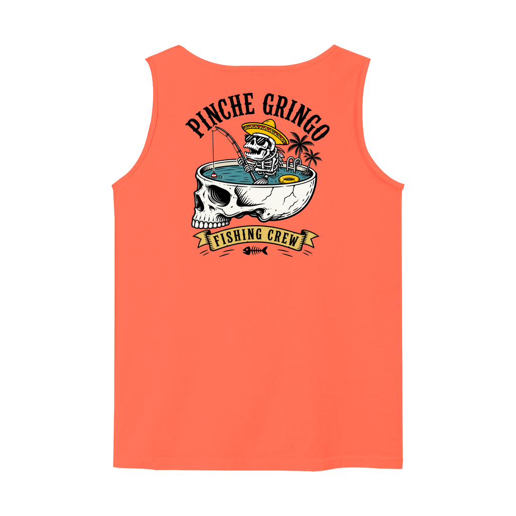 Pinche Gringo Fishing Crew Skull Pool Tank