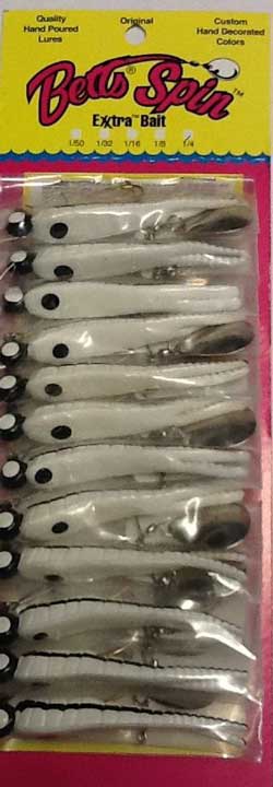 Betts Tackle - Spin 1/8 Fishing Lures (12/cd) - Bobber Bargain