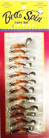 Betts Tackle - Spin Fishing Lures (1/50, 1/8, 1/4, 12 Pack) - Bobber Bargain