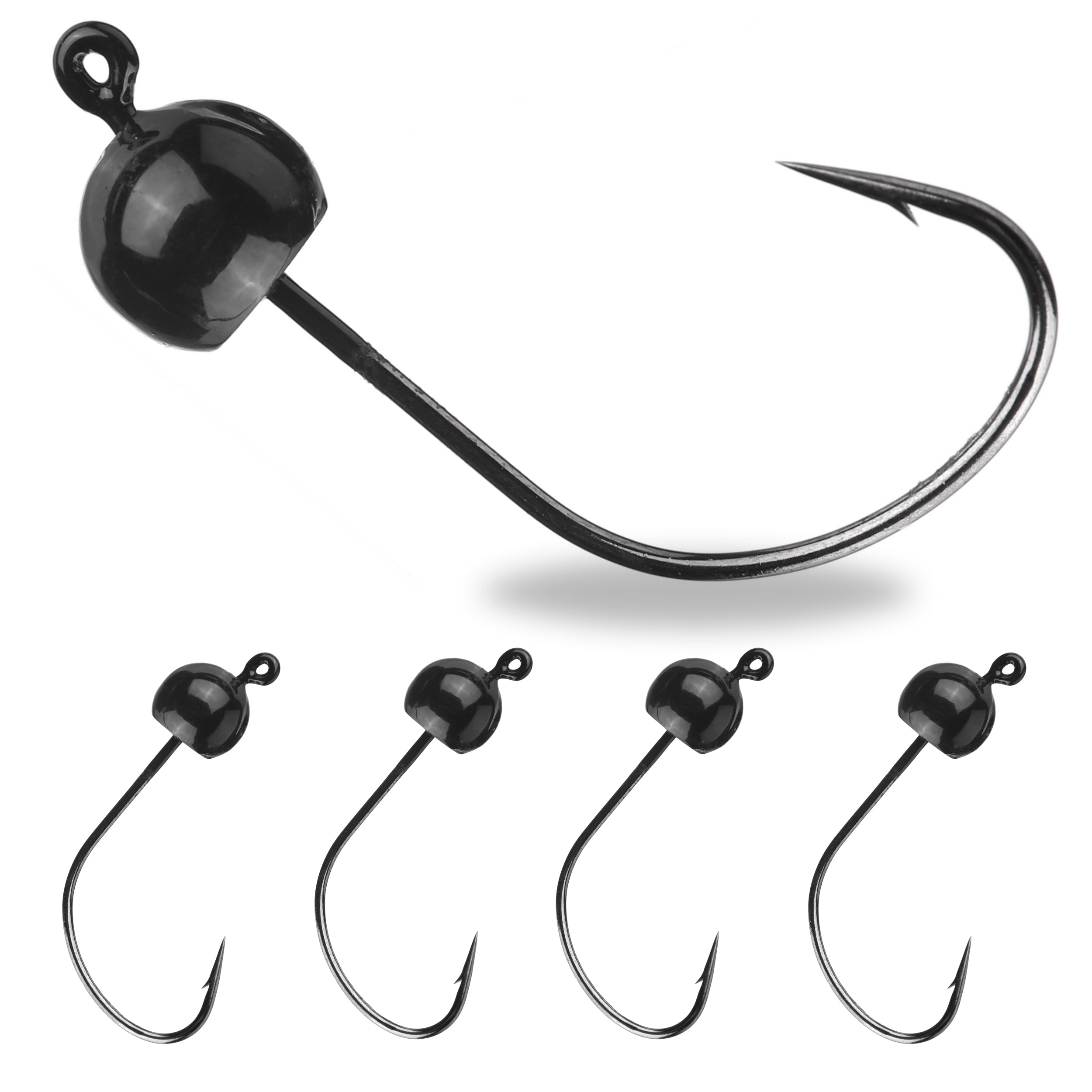 Cabezas plomadas Wacky de tungsteno Reaction Tackle (paquete de 5)