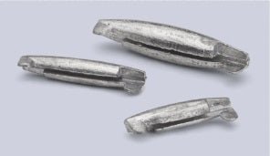 Bullet Weights - Pinch - On Sinkers (Zip Lock, Assorted) - Bobber Bargain