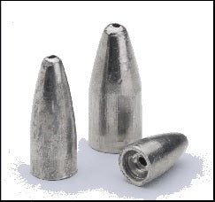 Bullet Weights - Worm Sinkers (25ct, Multiple Weights) - Bobber Bargain