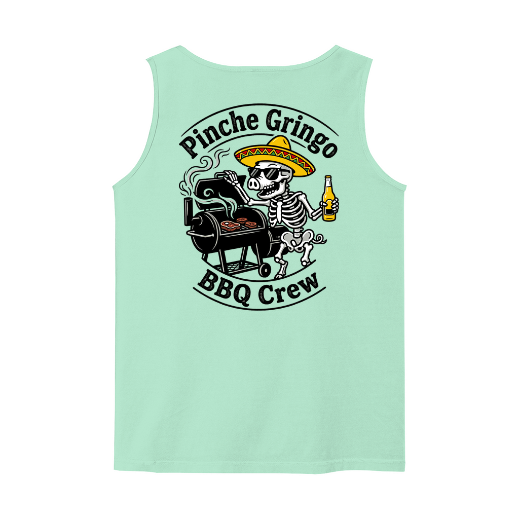 Pinche Gringo BBQ Crew Smoker Tank Tops